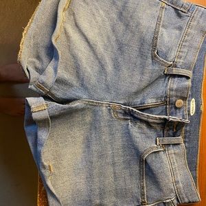 Old Navy Medium-wash Cropped Shorts
